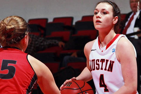 Austin Peay junior Kristen Stainback and the Lady Govs look to snap their three-game losing streak when Eastern Illinois comes to the Dunn Center for a 7:00pm, Monday contest. (Brittney Sparn/APSU Sports Information)