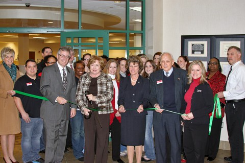 Green Ribbon Cutting Ceremony for Fort Campbell Federal Credit Union. Green Ribbon Cutting Ceremony for Fort Campbell Federal Credit Union.
