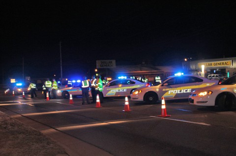 Clarksville Police, Tennessee Highway Patrol, Montgomery County Sheriff’s Office conducting checkpoints and saturation patrols.