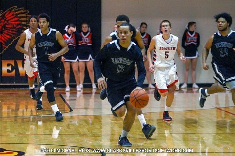 Kenwood boy's basketball downs Rossview in District 10-AAA basketball. 