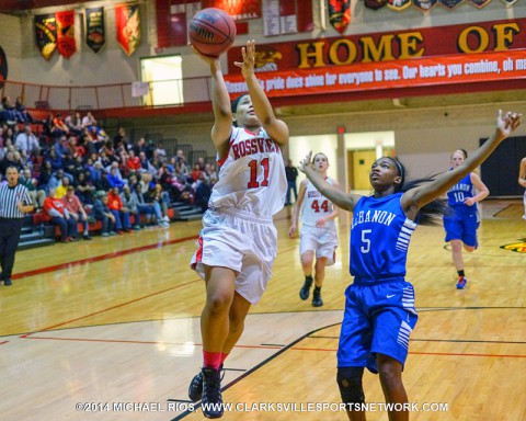 Rossview girl's basketball defeats Lebanon for Region win 56-39. (Michael Rios Clarksville Sports Network)