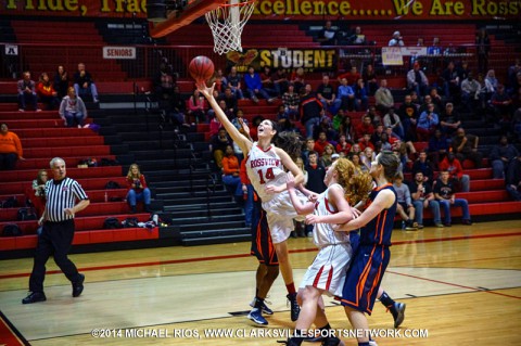 Rossview Girl's Basketball advances to region final with win over Beech. (Michael Rios-Clarksville Sports Network)