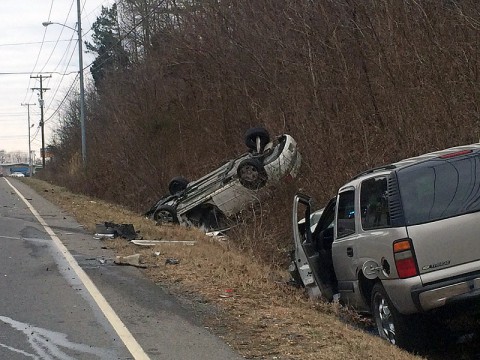 Three Vehicle accident on 41A Bypass near Glendale Drive. (CPD)