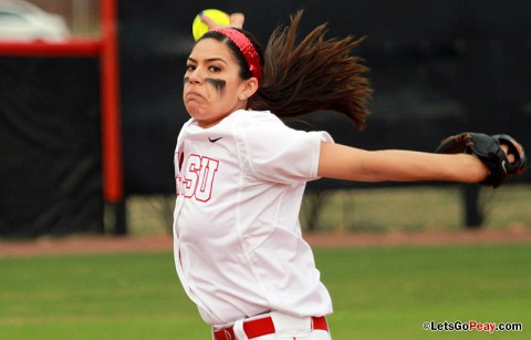 Austin Peay's Lauren de Castro named OVC Softball Player of the Week. (Brittney Sparn/APSU Sports Information)