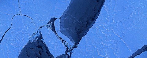 An image mosaic of sea ice in the Canadian Basin, taken by Operation IceBridge's Digital Mapping System on Mar. 28th, 2014. (Digital Mapping System/NASA Ames) An image mosaic of sea ice in the Canadian Basin, taken by Operation IceBridge's Digital Mapping System on Mar. 28th, 2014. (Digital Mapping System/NASA Ames)