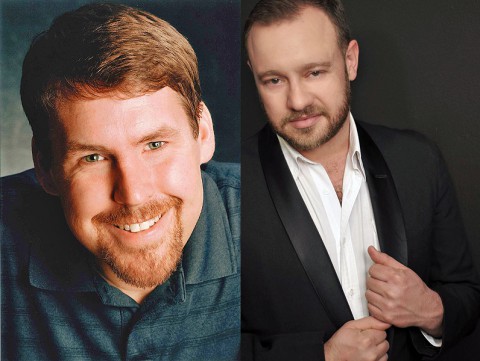 (L to R) Will Sevier and Donald Groves star in "Les Miserables" at the Roxy Regional Theatre. (L to R) Will Sevier and Donald Groves star in "Les Miserables" at the Roxy Regional Theatre.