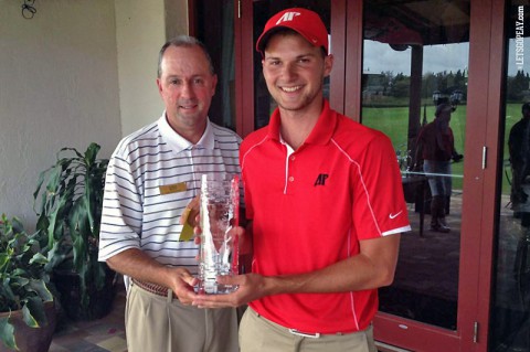 Austin Peay's Marco Iten shoots a 3-under to tie for medalist honors and lead APSU to third place at Talis Park Challenge. (APSU Sports Information)