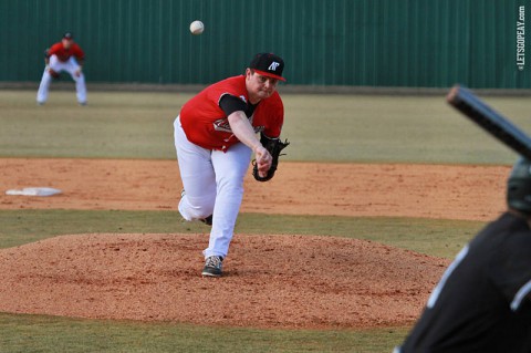 Right-hander Caleb Powell will seek to reprise his early performance against the Salukis in Wednesday's start at Southern Illinois. (Brittney Sparn/APSU Sports Information)