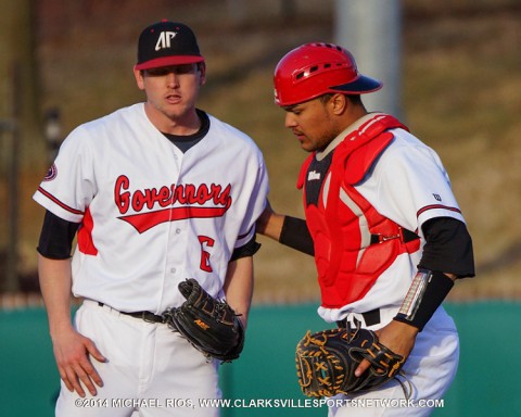 Austin Peay Baseball defeats Belmont 3-0 behind Robles' one-hitter. (Michael Rios Clarksville Sports Network) Austin Peay Baseball defeats Belmont 3-0 behind Robles' one-hitter. (Michael Rios Clarksville Sports Network)
