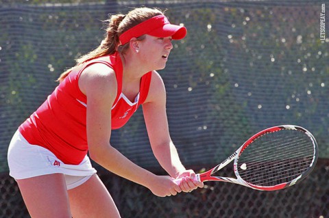 Austin Peay Lady Govs Tennis. (Brittney Sparn/APSU Sports Information)