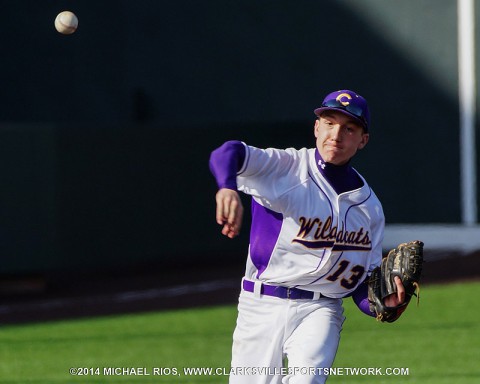 Clarksville High Schoool Baseball holds off Rosview for 3-2 win and remain undefeated in District play (Michael Rios Clarksville Sports Network)