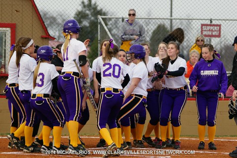 Clarksville High Softball defeats Kenwood 3-1 in District 10-AAA action. (Michael Rios Clarksville Sports Network)