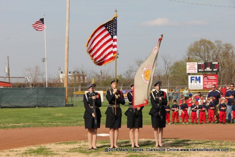 Montgomery Central Little League Opening Day Ceremony.