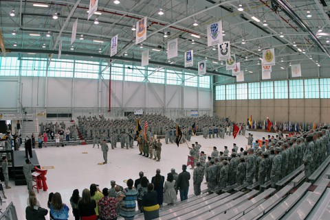 Formal recognition ceremony of the addition of 2nd Battalion, 506th Infantry Regiment "White Currahee" to the 3rd Brigade Combat Team "Rakkasans", 101st Airborne Division.