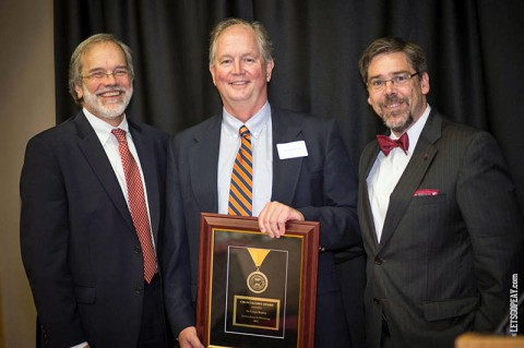 Austin Peay Team Physician Cooper Beazley honored by TBR. (Taylor Slifko/Austin Peay Public Relations)