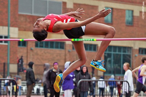 Austin Peay's Briana Kelly captures Gold at OVC Outdoor Championships. (APSU Sports Information)