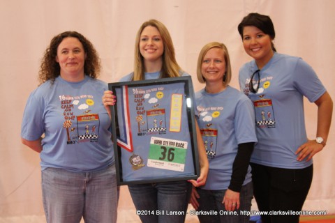 Representatives from Cumberland Bank & Trust were recognized at the 2014 Queen City Road Race