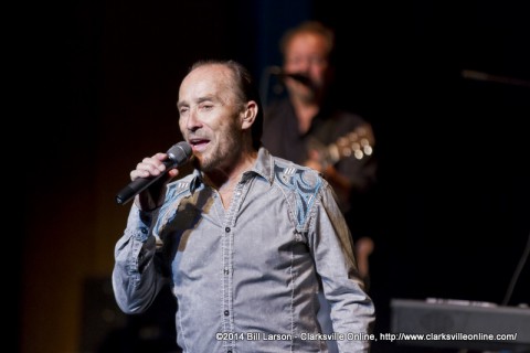 Lee Greenwood performing at APSU's George and Sharon Mabry Concert Hall as part of the Clarksville-Montgomery County Convention & Visitors Bureau's Group Tours