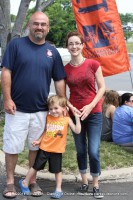 Kevin Cowling and his family at the Downtown Market