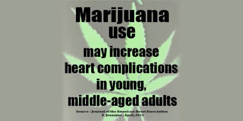 American Heart Association says Marijuana use may increase Heart Complications in young, middle-aged Adults
