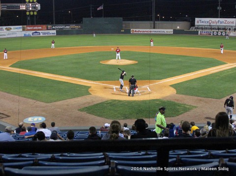 Nashville Sounds' Greer Stadium. Nashville Sounds' Greer Stadium.