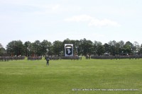 A portion of the 13,600 soldiers on the field for the Change of Command Ceremony