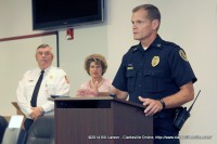 Clarksville Police Chief Al Ainsley speaking about the new public safety radio system in Clarksville Tennessee