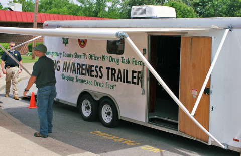 Kids and parents will have a chance to tour the 19th Judicial District Drug Task Force Drug Awareness trailer.