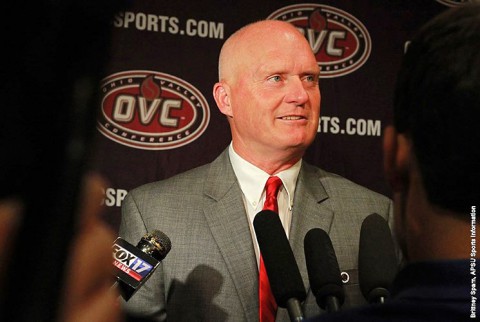 Austin Peay Football head coach Kirby Cannon. (Brittney Sparn - APSU Sports Information) Austin Peay Football head coach Kirby Cannon. (Brittney Sparn - APSU Sports Information)