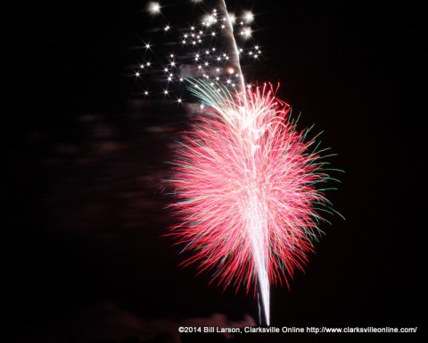 The July 3rd 2014 Fireworks at Liberty Park