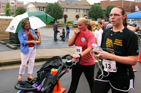 Montgomery County Mayor Carolyn Bowers congratulated those who made it to the finish line.