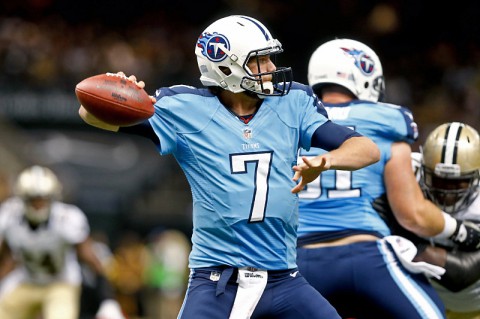 Tennessee Titans quarterback Zach Mettenberger (7) throws against the New Orleans Saints during second quarter of a preseason game at Mercedes-Benz Superdome. (Derick E. Hingle-USA TODAY Sports) Tennessee Titans quarterback Zach Mettenberger (7) throws against the New Orleans Saints during second quarter of a preseason game at Mercedes-Benz Superdome. (Derick E. Hingle-USA TODAY Sports)