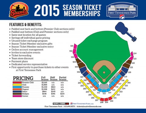 2015 Season Ticket Memberships