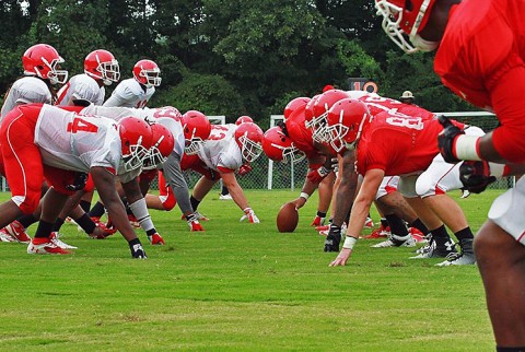 Austin Peay State University's football team will scrimmage for a second time Friday afternoon at the APSU Intramural Field. (APSU Sports Information) Austin Peay State University's football team will scrimmage for a second time Friday afternoon at the APSU Intramural Field. (APSU Sports Information)