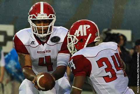 Austin Peay Governors Football loses at Memphis, 63-0. (APSU Sports Information)