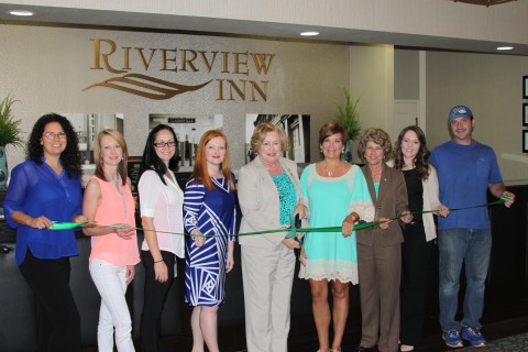 The Riverview Inn's Green Certification Ribbon Cutting The Riverview Inn's Green Certification Ribbon Cutting