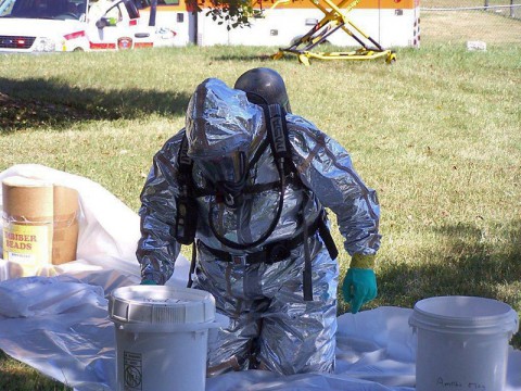 Meth Lab found in vacant home on Madison Street, Clarksville.