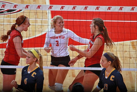 Austin Peay Women's Volleyball. (APSU Sports Information) Austin Peay Women's Volleyball. (APSU Sports Information)