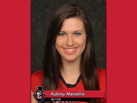 Austin Peay Junior setter Aubrey Marsellis. (APSU Sports Information)