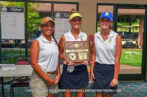 Clarksville Academy girls repeat as district champions. (Michael Rios - Clarksville Sports Network)