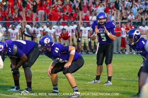 Clarksville High beats West Creek 44-7 Friday night. (Michael Rios/Clarksville Sports Network)