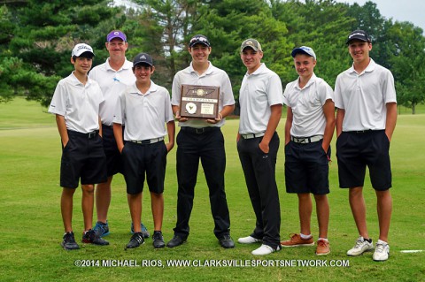 Clarksville High School Boys Golf team wins District Tournament (Michael Rios - Clarksville Sports Network)