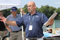 Kevin cowling presenting the awards, as Steve Kemmer from US Bank looks on