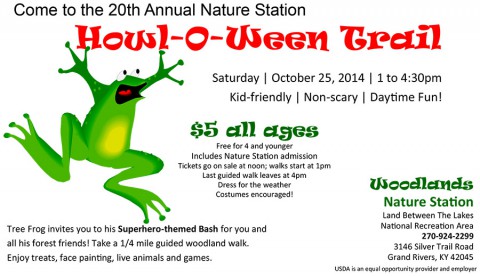 20th Annual Nature Station Howl-O-Ween Trail Saturday, October 25th