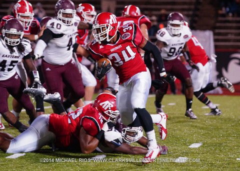 Austin Peay Governors Football takes on Murray State Racers at Governors Stadium, Saturday, October 18th.