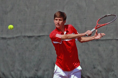 Austin Peay's Manuel Montenegro heads to consolation semifinals ITA Ohio Valley Regionals. (APSU Sports Information)