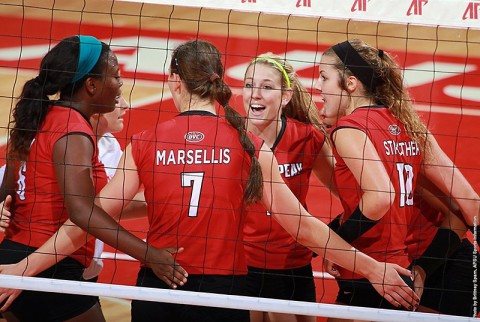 Austin Peay Lady Govs Volleyball plays Tennessee Tech and Jacksonville State to wrap up wraps home slate Friday-Saturday. (APSU Sports Information)