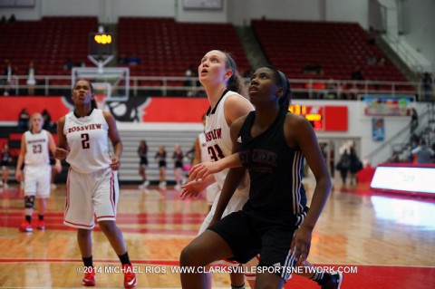 West Creek Girls Basketball get 25-16 win over Rossview Lady Hawks.