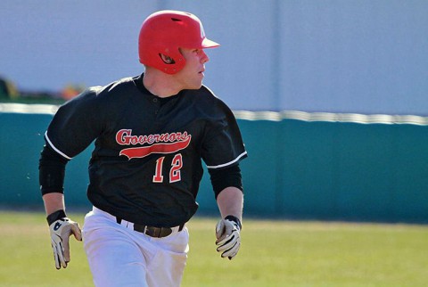 Austin Peay Baseball's Cayce Bredlau gave the Black Team a 7-3 win in walk-off fashion. (APSU Sports Information)