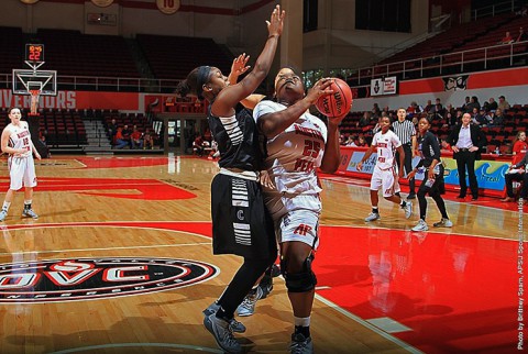 Austin Peay Lady Govs Basketball wins Saturday morning against Grand Canyon 84-77. (APSU Sports Information)